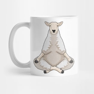 Sheep Yoga Fitness Meditation Mug